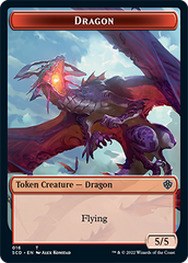 Dragon // Dragon Double-Sided Token [Starter Commander Decks] | Lots Moore NSW