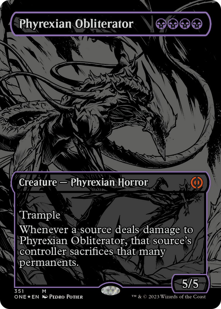 Phyrexian Obliterator (Oil Slick Raised Foil) [Phyrexia: All Will Be One] | Lots Moore NSW