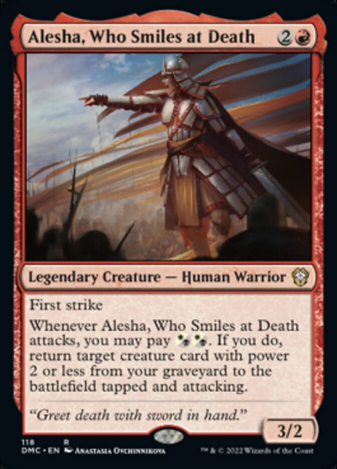 Alesha, Who Smiles at Death [Dominaria United Commander] | Lots Moore NSW