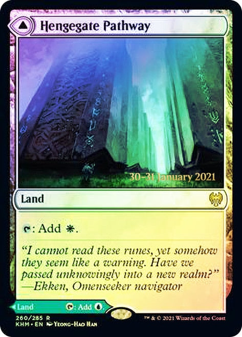 Hengegate Pathway // Mistgate Pathway  [Kaldheim Prerelease Promos] | Lots Moore NSW