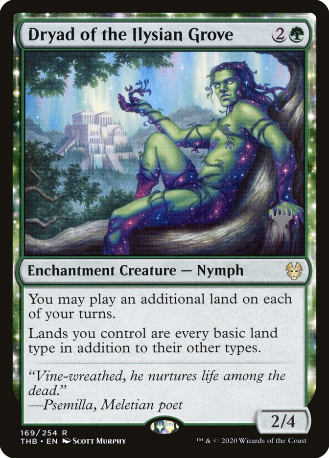 Dryad of the Ilysian Grove (Promo Pack) [Theros Beyond Death Promos] | Lots Moore NSW