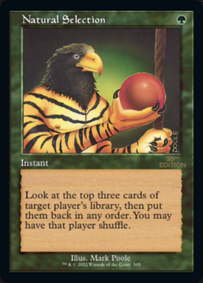 Natural Selection (Retro) [30th Anniversary Edition] | Lots Moore NSW