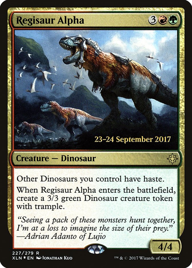 Regisaur Alpha  [Ixalan Prerelease Promos] | Lots Moore NSW