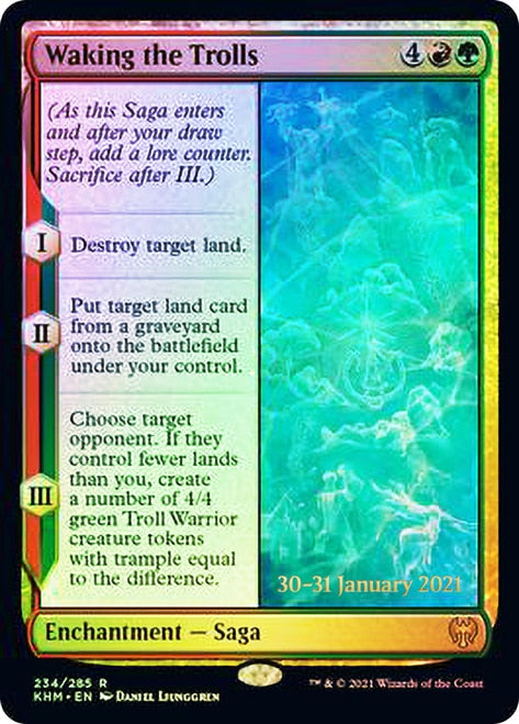 Waking the Trolls [Kaldheim Prerelease Promos] | Lots Moore NSW