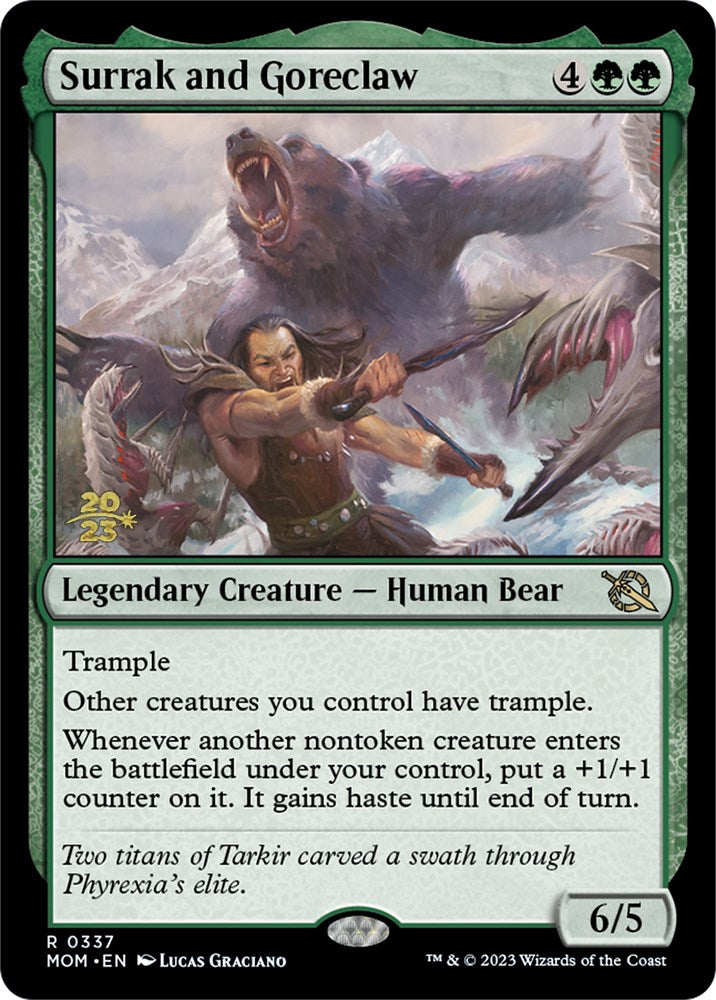 Surrak and Goreclaw [March of the Machine Prerelease Promos] | Lots Moore NSW