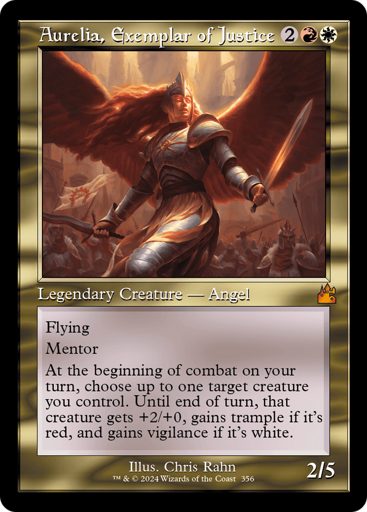 Aurelia, Exemplar of Justice (Retro) [Ravnica Remastered] | Lots Moore NSW