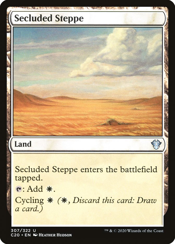 Secluded Steppe [Commander 2020] | Lots Moore NSW
