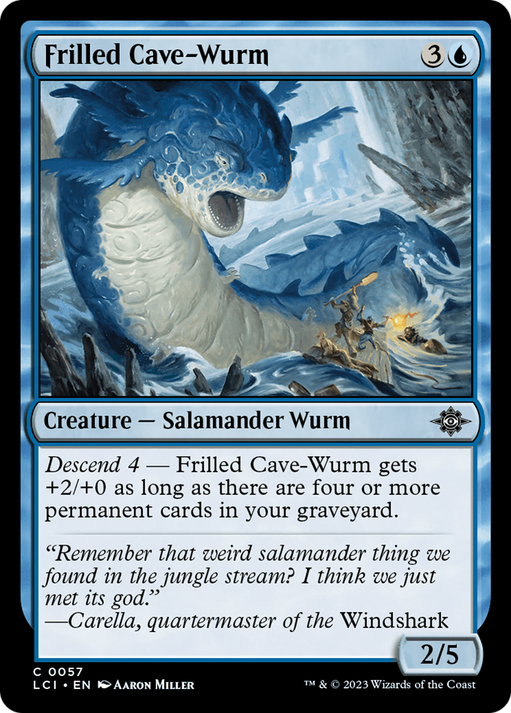 Frilled Cave-Wurm [The Lost Caverns of Ixalan] | Lots Moore NSW