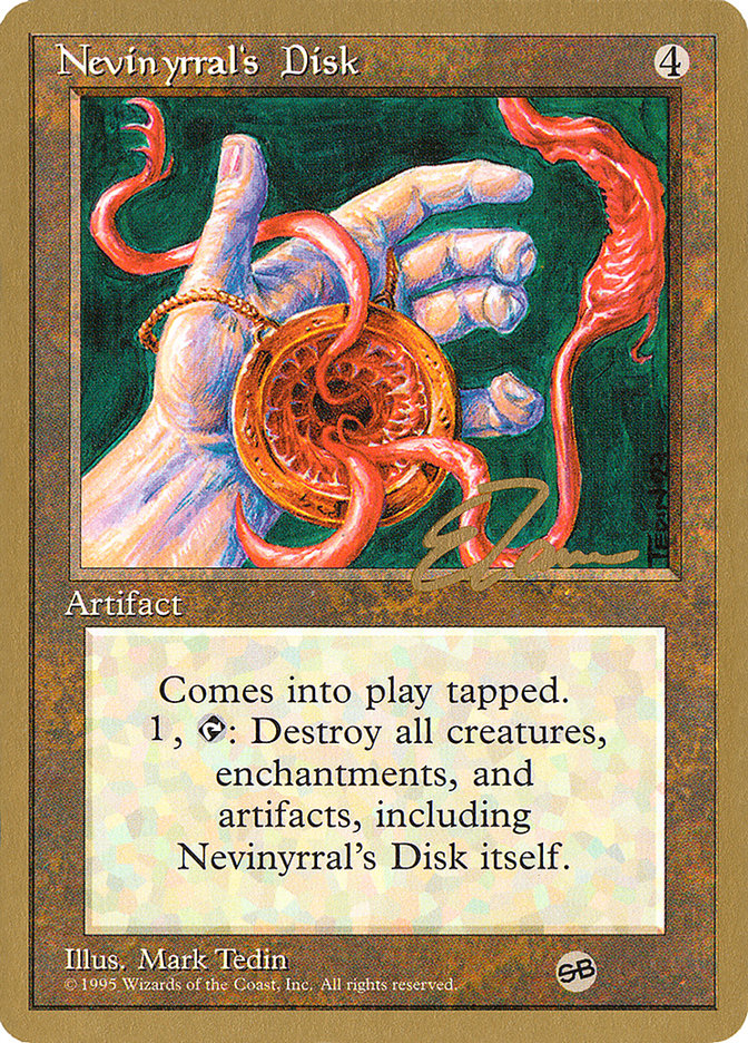 Nevinyrral's Disk (Eric Tam) (SB) [Pro Tour Collector Set] | Lots Moore NSW