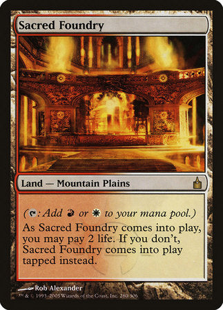 Sacred Foundry [Ravnica: City of Guilds] | Lots Moore NSW