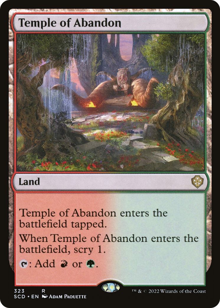 Temple of Abandon [Starter Commander Decks] | Lots Moore NSW