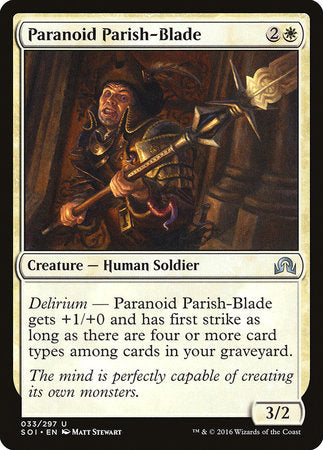Paranoid Parish-Blade [Shadows over Innistrad] | Lots Moore NSW