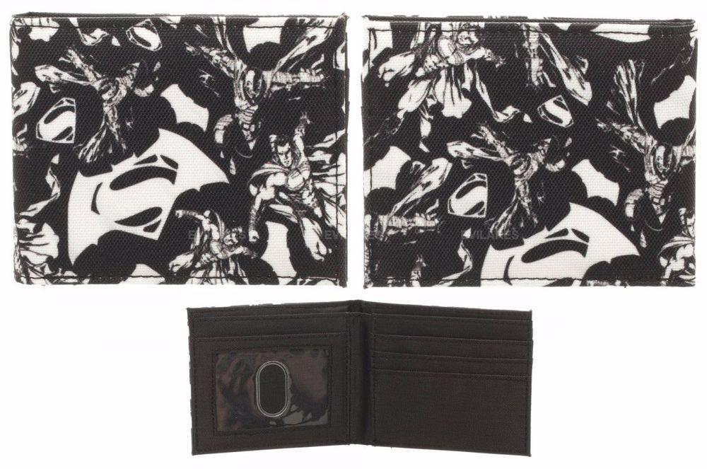 Dawn Of Justice Black White Bi-Fold Wallet | Lots Moore NSW