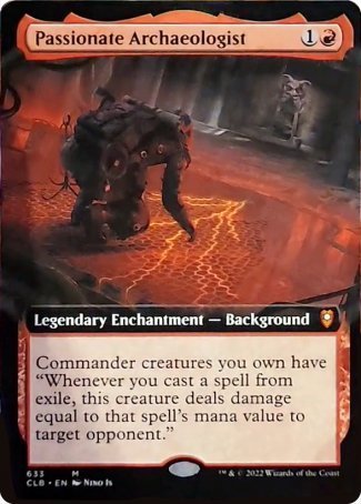 Passionate Archaeologist (Extended Art) [Commander Legends: Battle for Baldur's Gate] | Lots Moore NSW