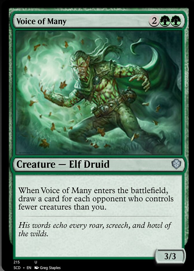 Voice of Many [Starter Commander Decks] | Lots Moore NSW