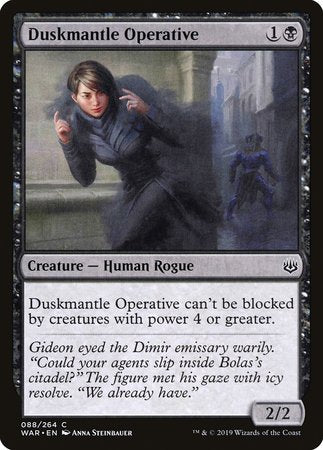 Duskmantle Operative [War of the Spark] | Lots Moore NSW