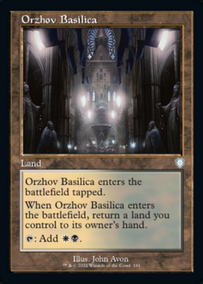 Orzhov Basilica (Retro) [The Brothers' War Commander] | Lots Moore NSW
