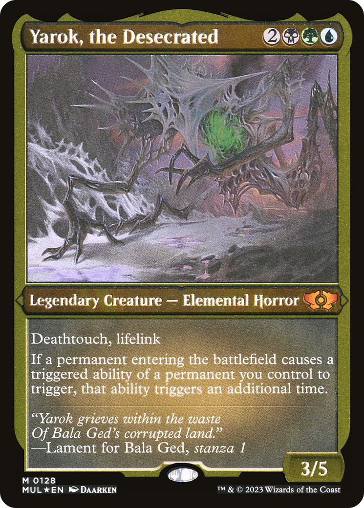 Yarok, the Desecrated (Foil Etched) [Multiverse Legends] | Lots Moore NSW