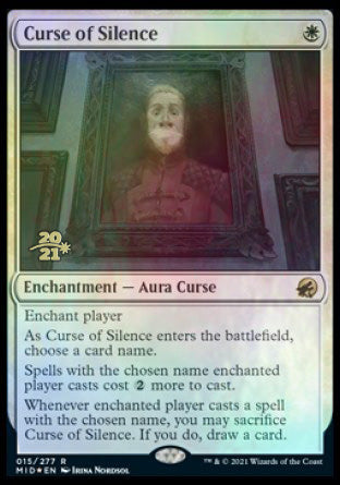 Curse of Silence [Innistrad: Midnight Hunt Prerelease Promos] | Lots Moore NSW