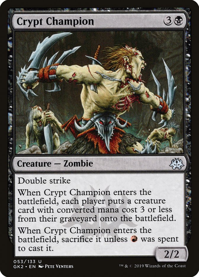 Crypt Champion [Ravnica Allegiance Guild Kit] | Lots Moore NSW