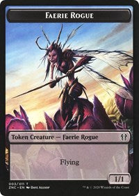 Faerie Rogue // Thopter Double-sided Token [Commander: Zendikar Rising Tokens] | Lots Moore NSW