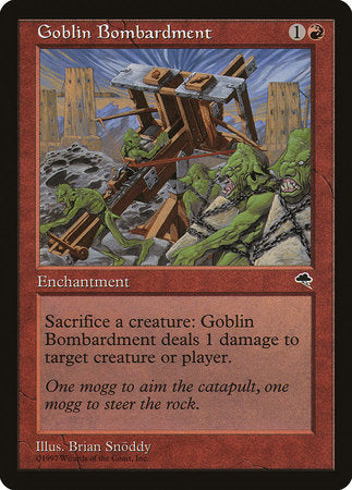 Goblin Bombardment [Tempest] | Lots Moore NSW