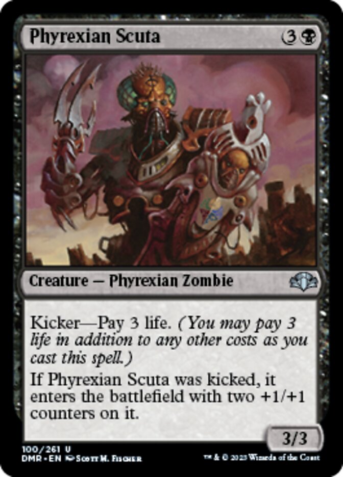 Phyrexian Scuta [Dominaria Remastered] | Lots Moore NSW