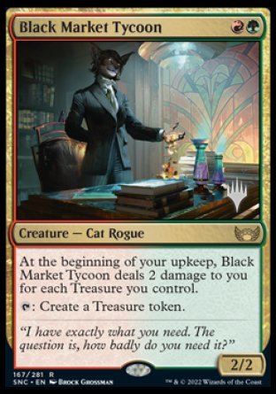 Black Market Tycoon (Promo Pack) [Streets of New Capenna Promos] | Lots Moore NSW