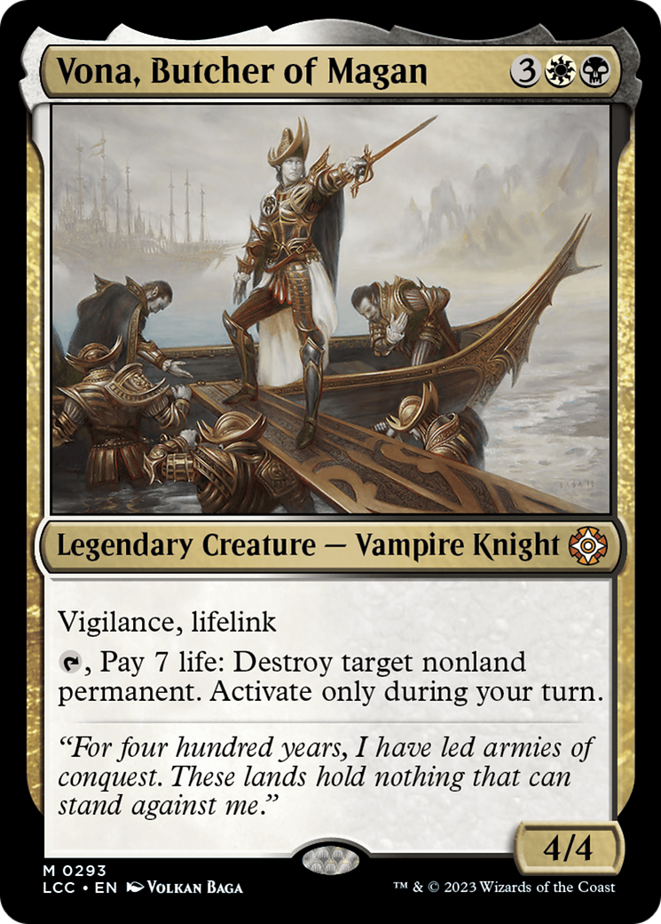 Vona, Butcher of Magan [The Lost Caverns of Ixalan Commander] | Lots Moore NSW