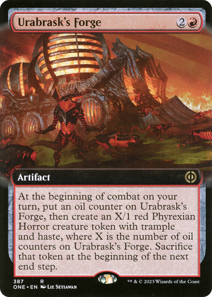 Urabrask's Forge (Extended Art) [Phyrexia: All Will Be One] | Lots Moore NSW