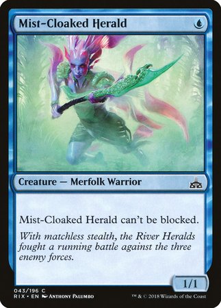 Mist-Cloaked Herald [Rivals of Ixalan] | Lots Moore NSW