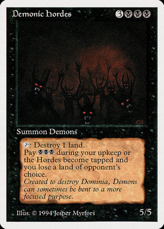 Demonic Hordes [Summer Magic / Edgar] | Lots Moore NSW