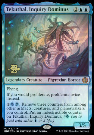 Tekuthal, Inquiry Dominus [Phyrexia: All Will Be One Prerelease Promos] | Lots Moore NSW