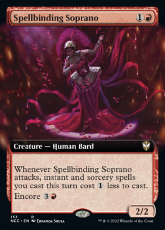 Spellbinding Soprano (Extended Art) [Streets of New Capenna Commander] | Lots Moore NSW