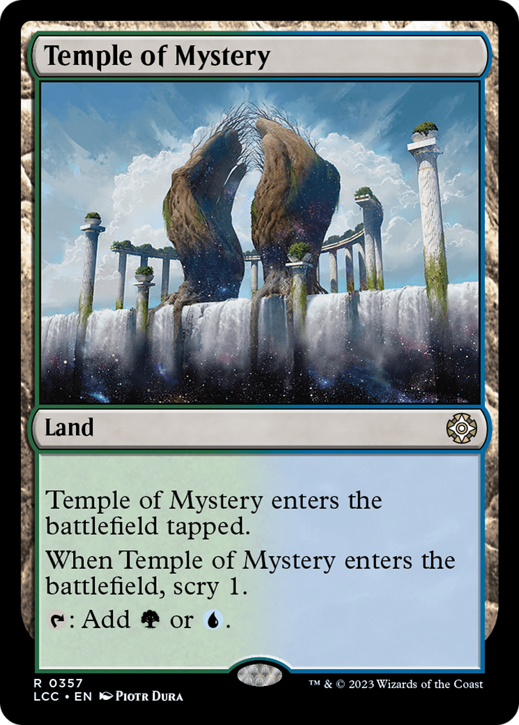 Temple of Mystery [The Lost Caverns of Ixalan Commander] | Lots Moore NSW
