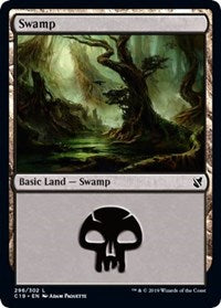 Swamp (296) [Commander 2019] | Lots Moore NSW