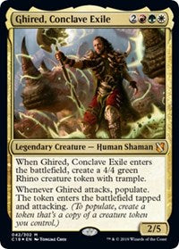 Ghired, Conclave Exile (Commander 2019) [Oversize Cards] | Lots Moore NSW