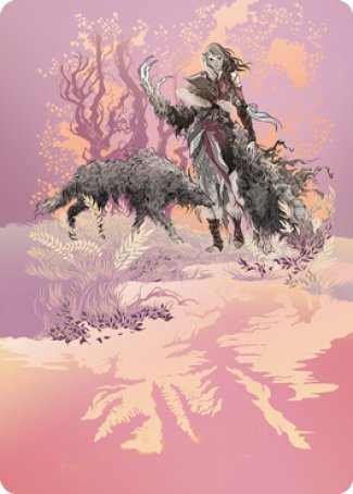 Arlinn, the Pack's Hope 2 Art Card [Innistrad: Midnight Hunt Art Series] | Lots Moore NSW