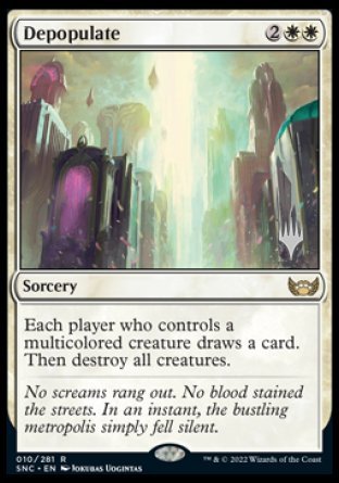 Depopulate (Promo Pack) [Streets of New Capenna Promos] | Lots Moore NSW