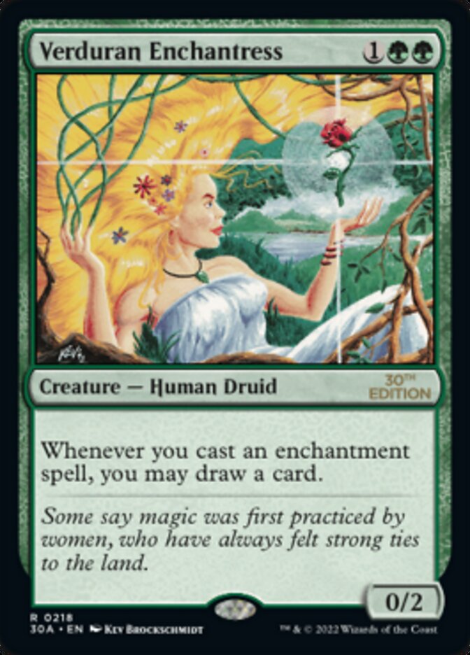 Verduran Enchantress [30th Anniversary Edition] | Lots Moore NSW