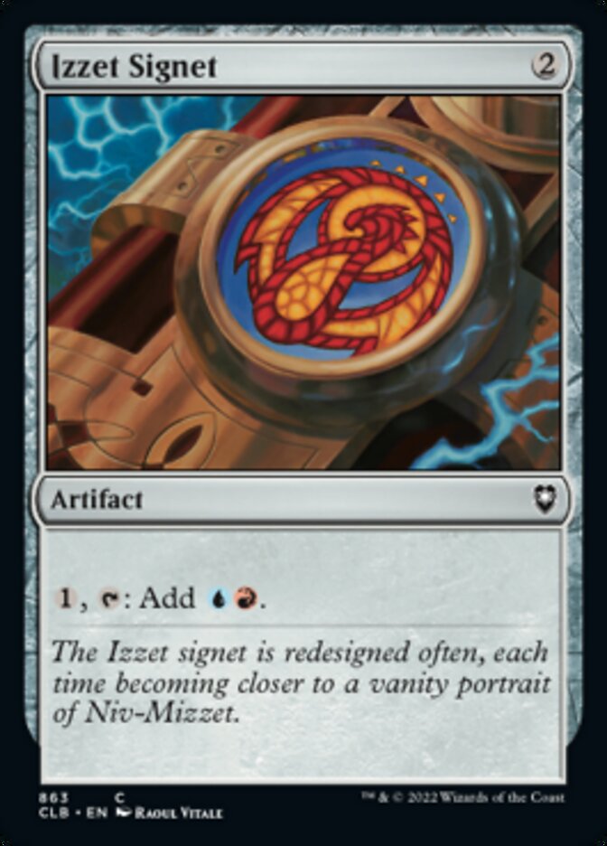 Izzet Signet [Commander Legends: Battle for Baldur's Gate] | Lots Moore NSW