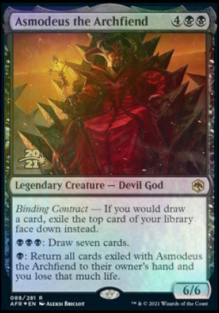 Asmodeus the Archfiend [Dungeons & Dragons: Adventures in the Forgotten Realms Prerelease Promos] | Lots Moore NSW