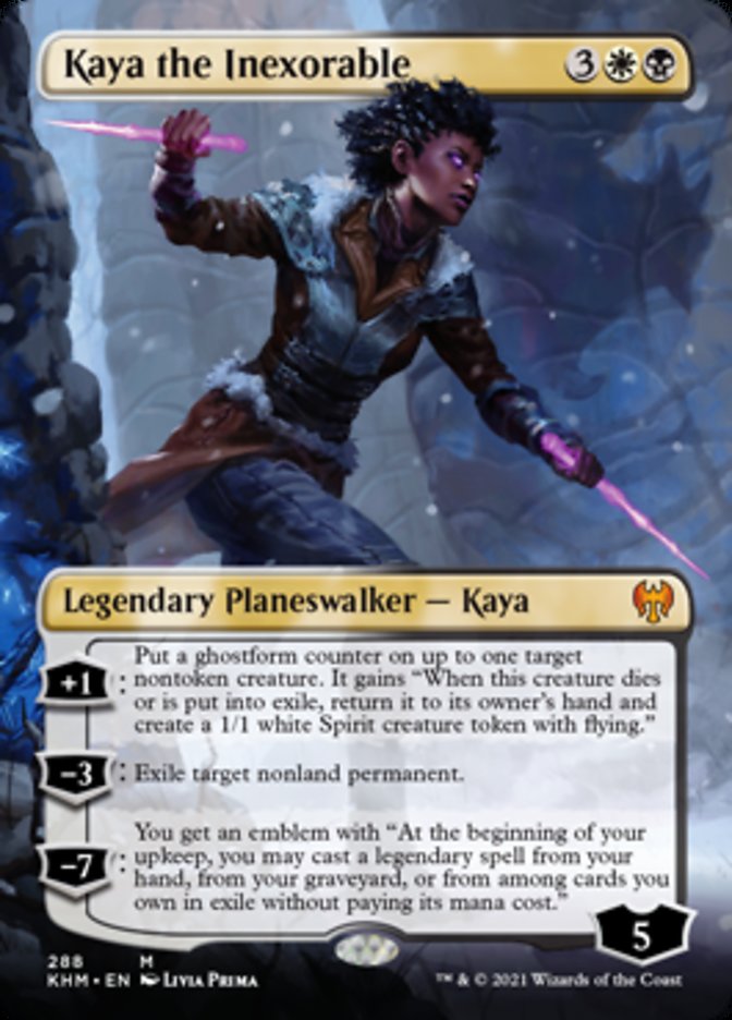 Kaya the Inexorable (Borderless) [Kaldheim] | Lots Moore NSW