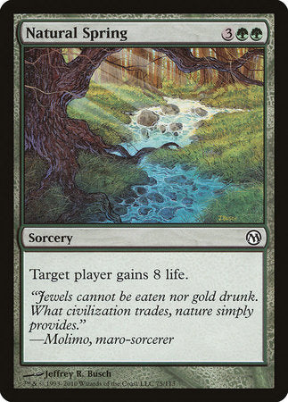 Natural Spring [Duels of the Planeswalkers] | Lots Moore NSW