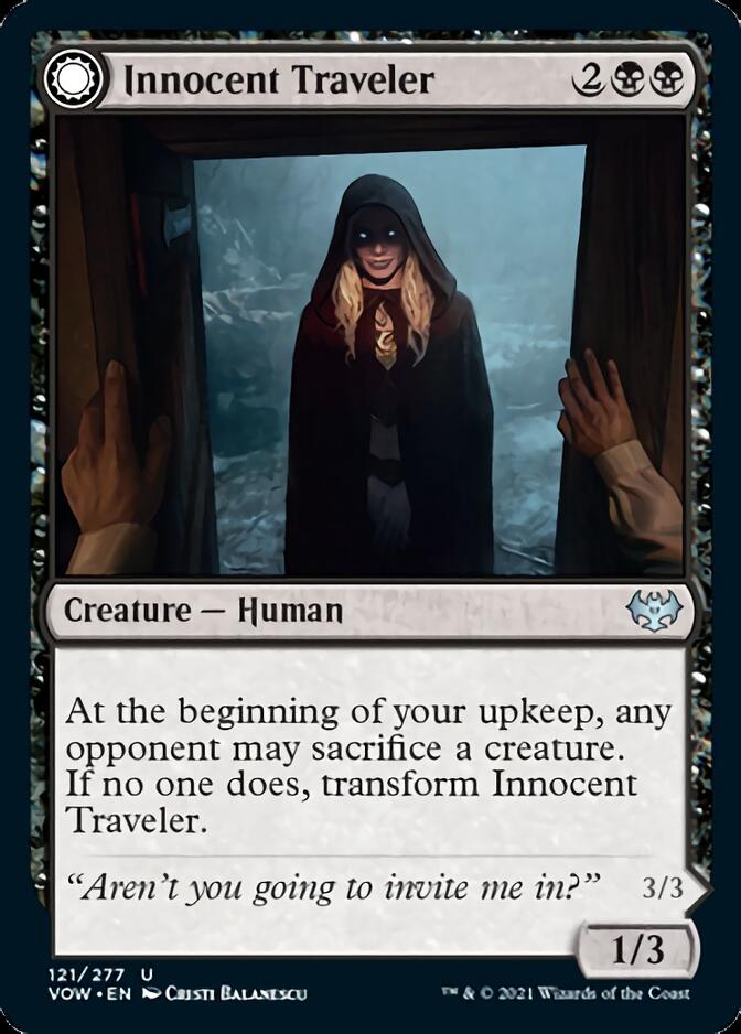 Innocent Traveler // Malicious Invader [Innistrad: Crimson Vow] | Lots Moore NSW