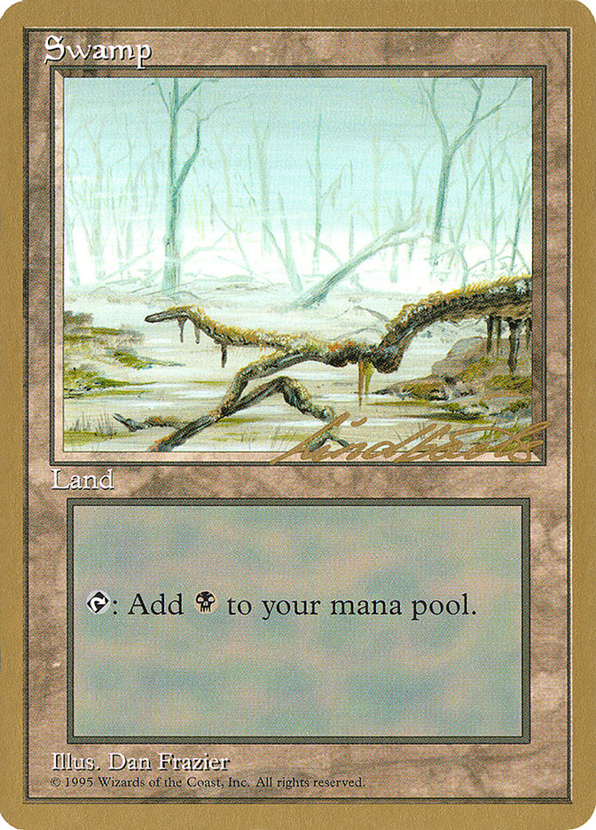 Swamp (ll372) (Leon Lindback) [Pro Tour Collector Set] | Lots Moore NSW