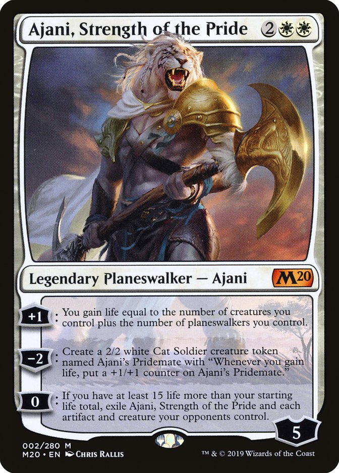 Ajani, Strength of the Pride [Core Set 2020] | Lots Moore NSW