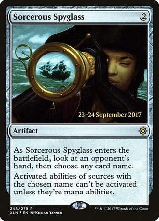 Sorcerous Spyglass [Ixalan Promos] | Lots Moore NSW