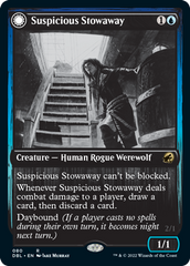 Suspicious Stowaway // Seafaring Werewolf [Innistrad: Double Feature] | Lots Moore NSW