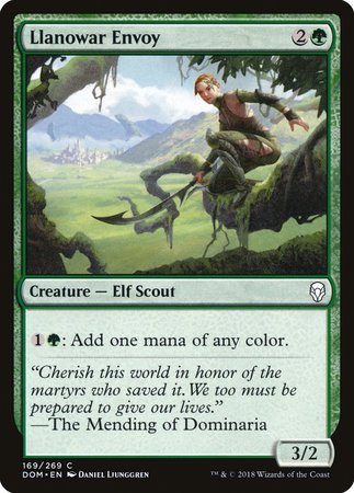 Llanowar Envoy [Dominaria] | Lots Moore NSW